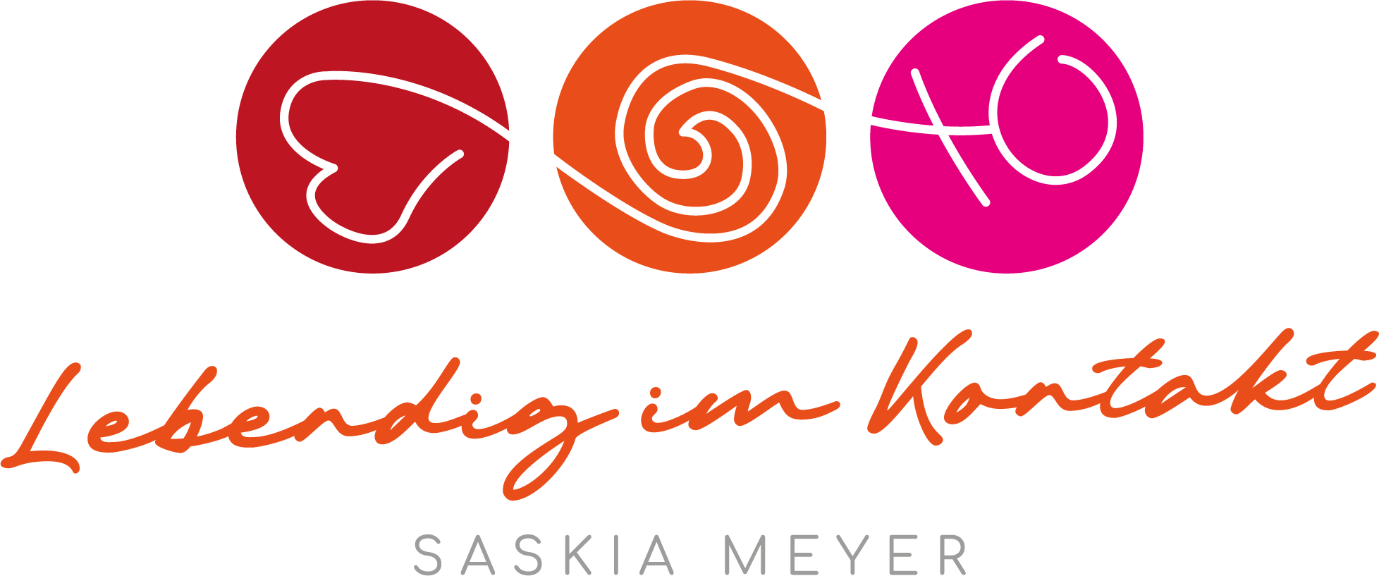 Lebendig im Kontakt Logo  von Saskia Meyer